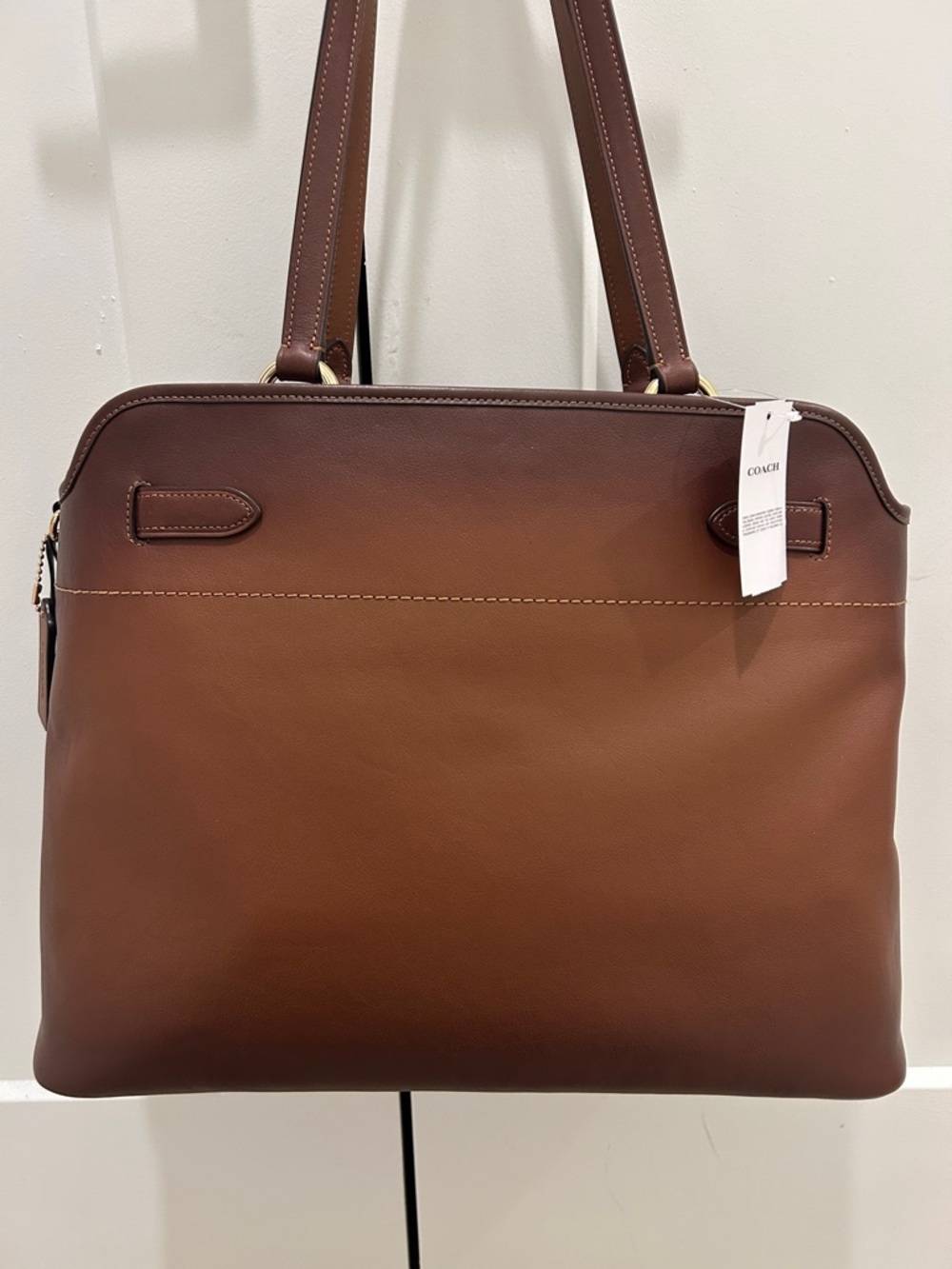 Coach (NWT) Easton Tote Bag in Redwood - Picture 9 of 16